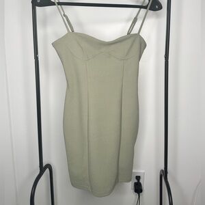 NWT Mint Vanilla Green Mini Adjustable Strap Olive Dress